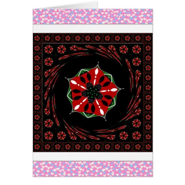 Wenskaart Verticale Sjabloon (Voorkant)