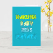 Wenskaart Verticale Sjabloon (Gele Bloem)