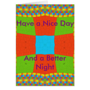 Wenskaart Verticale Sjabloon