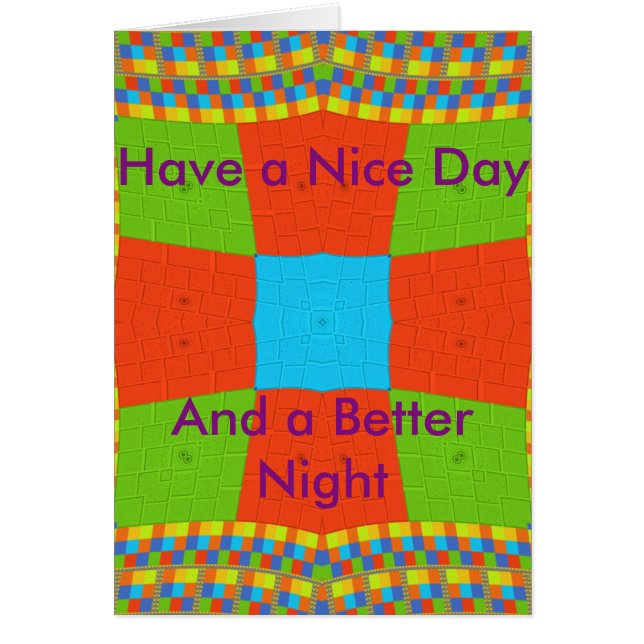 Wenskaart Verticale Sjabloon (Voorkant)