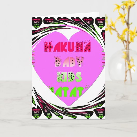 Wenskaart Verticale Sjabloon (Gele Bloem)