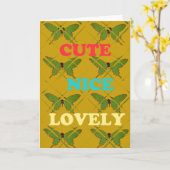 Wenskaart Verticale Sjabloon (Gele Bloem)