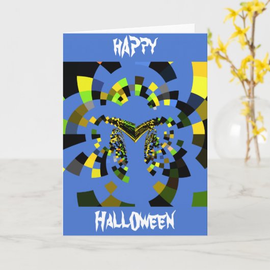 Wenskaart Verticale Sjabloon (Gele Bloem)