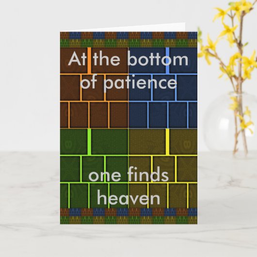 Wenskaart Verticale Sjabloon (Gele Bloem)