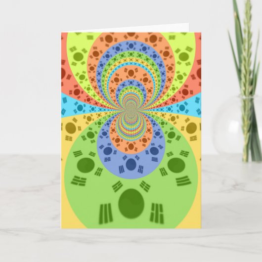 Wenskaart Verticale Sjabloon (Voorkant)