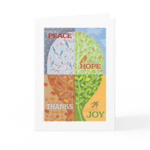 Wenskaart Vier Seizoenen