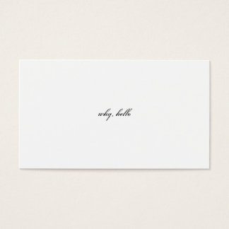 Wenskaart Visitekaartjes