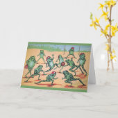 Wenskaart Voetbalteam Kaart (Gele Bloem)