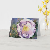 WENSKAART 'Volle Roos' Kaart (Gele Bloem)