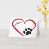 Wenskaart voor afdrukken van hart en laag kaart (Gele Bloem)