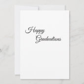 Wenskaart voor afstuderen bedankkaart (Achterkant)