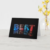 Wenskaart voor Bert Kaart (Gele Bloem)