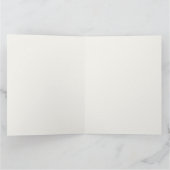 Wenskaart voor besneeuwde winteravond kaart (Binnen)