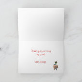 wenskaart voor beste vrienden bedankkaart (Binnen)