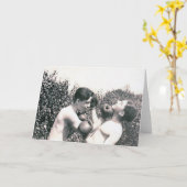 wenskaart voor boksjongens kaart (Gele Bloem)