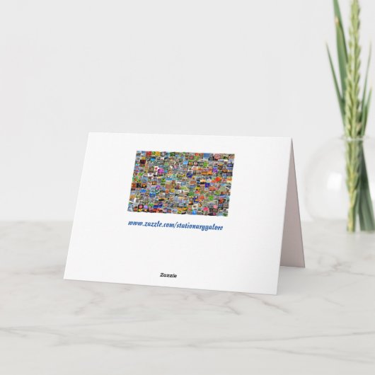 wenskaart voor briefkaarten (Achterkant)