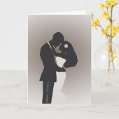 Wenskaart voor bruiloft gefeliciteerd kaart (Gele Bloem)