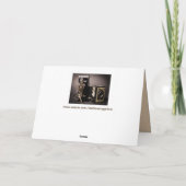 wenskaart voor  camera's kaart (Achterkant)