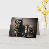 wenskaart voor  camera's kaart (Gele Bloem)