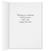 Wenskaart voor de kerstdove (Binnen (Rechts))