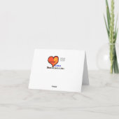 Wenskaart voor de kostendag van de ondernemer kaart (Achterkant)