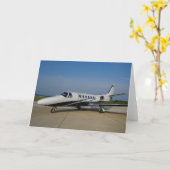 Wenskaart voor de luchtvaart kaart (Gele Bloem)