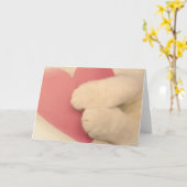 Wenskaart voor de Minnaars van het Huisdier Kaart (Gele Bloem)