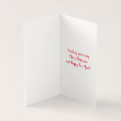 Wenskaart voor de pretkerst kaart (Binnen)