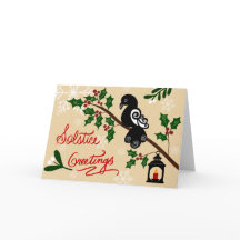 Wenskaart voor de Zonnewende Feestdagen
