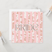 Wenskaart voor een bruid (door Orievolvedesigns) Kaart (Voorkant / Achterkant in situ)