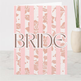 Wenskaart voor een bruid (door Orievolvedesigns) Kaart