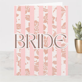 Wenskaart voor een bruid (door Orievolvedesigns) Kaart