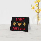Wenskaart voor eeuwige liefde kaart (Gele Bloem)