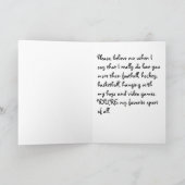 Wenskaart voor excuses kaart (Binnen)