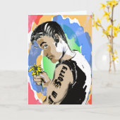 Wenskaart voor excuses kaart (Gele Bloem)