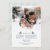 Wenskaart voor feestdagen (Voorkant / Achterkant)