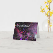 Wenskaart voor feestvieren kaart (Gele Bloem)