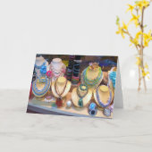 Wenskaart voor fijne sieraden kaart (Gele Bloem)