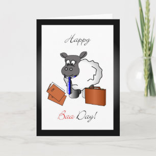 wenskaart voor geboortedatum manager kaart