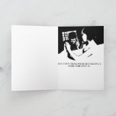 Wenskaart voor gehouden van achter staven kaart (Binnen)