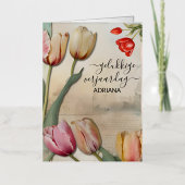 wenskaart voor gelukkige verjaardag folie wenskaart (Voorkant)