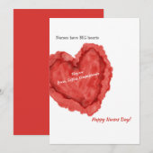 Wenskaart voor grote hartzuren feestdagenkaart (Voorkant / Achterkant)