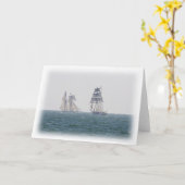 Wenskaart voor grote schepen kaart (Gele Bloem)