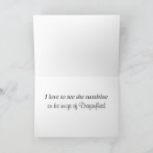 Wenskaart voor het afdrukken van waterverf van lib kaart (Binnen)