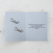 Wenskaart voor Het Opdragen van de Luchtmacht Kaart (Binnen)