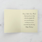  Wenskaart voor het verjaardagsgebed Kaart (Binnen)