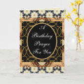  Wenskaart voor het verjaardagsgebed Kaart (Gele Bloem)