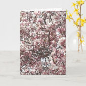 Wenskaart voor het voorjaar kaart (Gele Bloem)