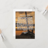 Wenskaart voor huwelijkspartners kaart (Voorkant / Achterkant in situ)