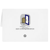 Wenskaart voor introductie door verkoper (Achterkant Horizontaal)